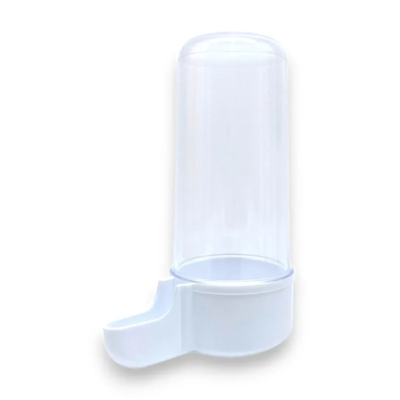 Fuente para beber de pie alto 200cc (fuente ecológica nº 3) Blanca/transparente