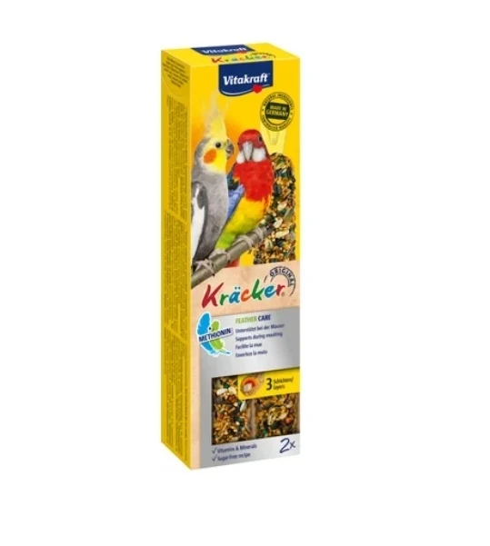 Cuidado de plumas para cacatúas Vitakraft Kräcker (2 unidades)