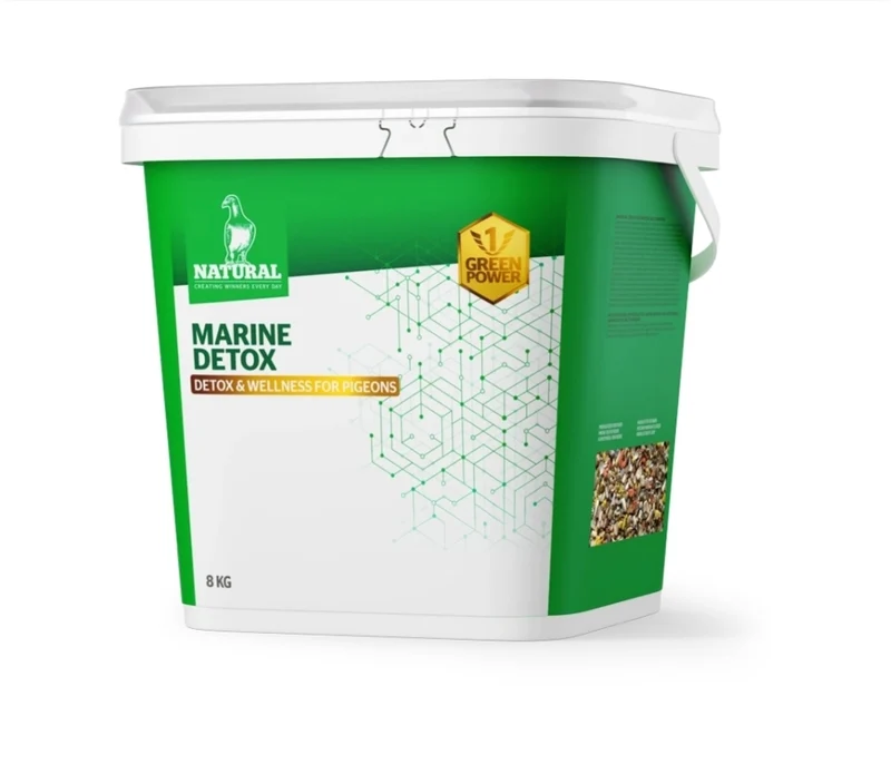 Green Power, Marine Detox "Detox and Wellnis 4 Pigeons" 8 kg, Natural