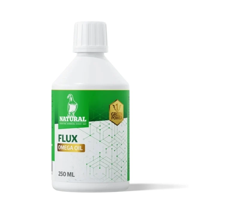 Green Power, "Flux Omega Oil" 250 ml, "Omega-3, Plumas, Vitaminas Esenciales" - Natural
