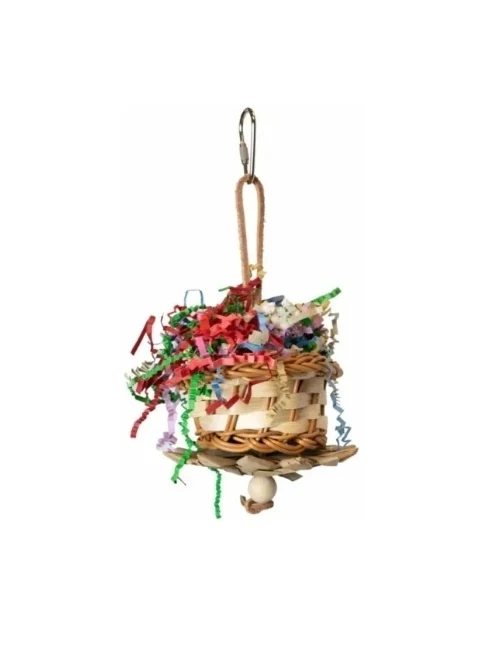 Comedero de juguete para periquitos y loros - 22 x 10 x 10 cm - Petlala