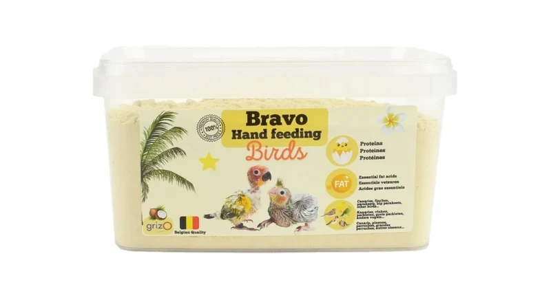 Aves Bravo criadas a mano, de 800 gramos.