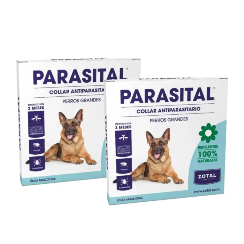 Zotal Parasital Anti-Parasite Collar for Large Dogs – Pack of 2