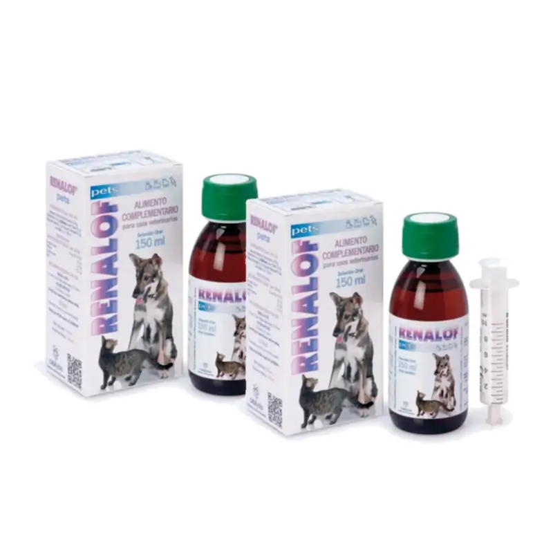 Renalof Pets Oral Solution – Complementary Feed for Kidney Disorders, Pack of 2 x 150 ml