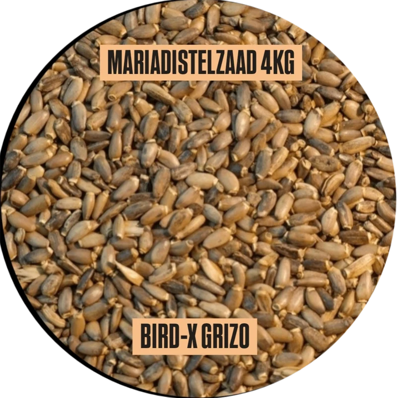 Semillas de cardo mariano 4 kg - Bird X - Envasadas