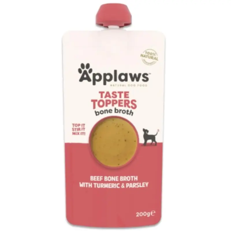 Applaws Dog Veal Broth Bottle Topper, 6 x 200 ml