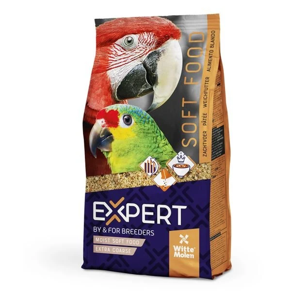 Alimento blando EXPERT extra grueso 1 kg - Con frutas y frutos secos - Witte Molen