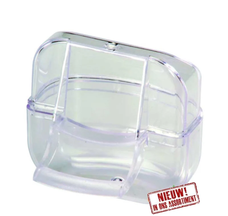 Olla de comedor transparente "DeLuxe" (más resistente que el modelo estándar)