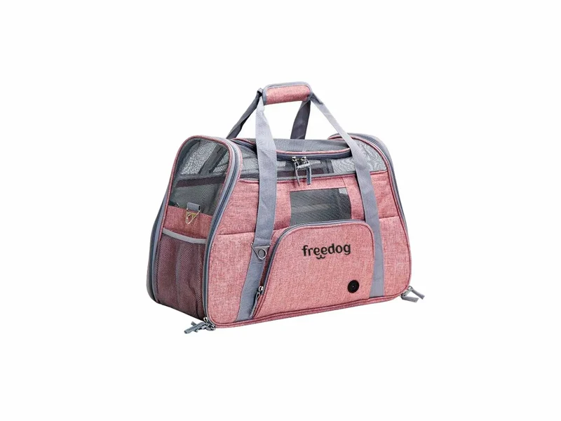 Freedog Crossworld Pet Carrier – Pinkish Brown, 51x23x35 cm