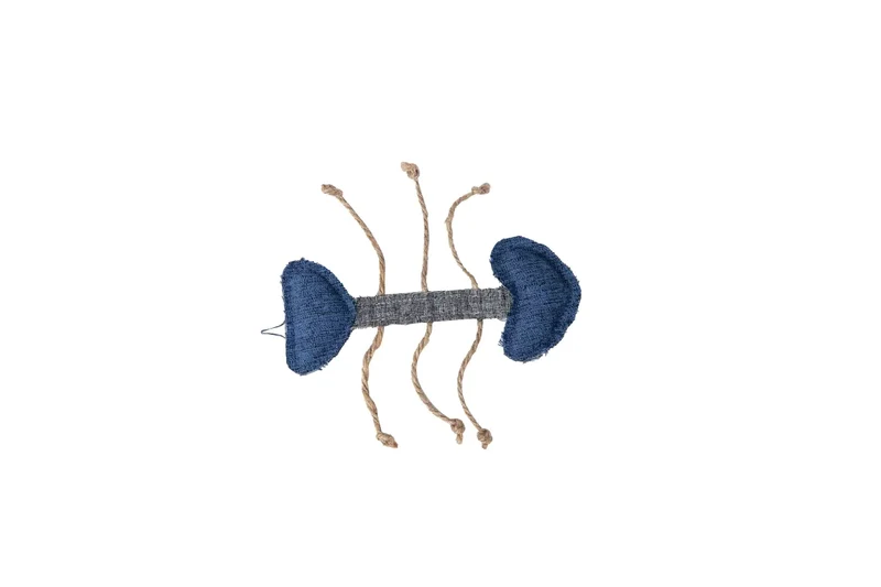 Freedog Eco Cat Fishbone Catnip Toy, 14.5 x 5.5 cm