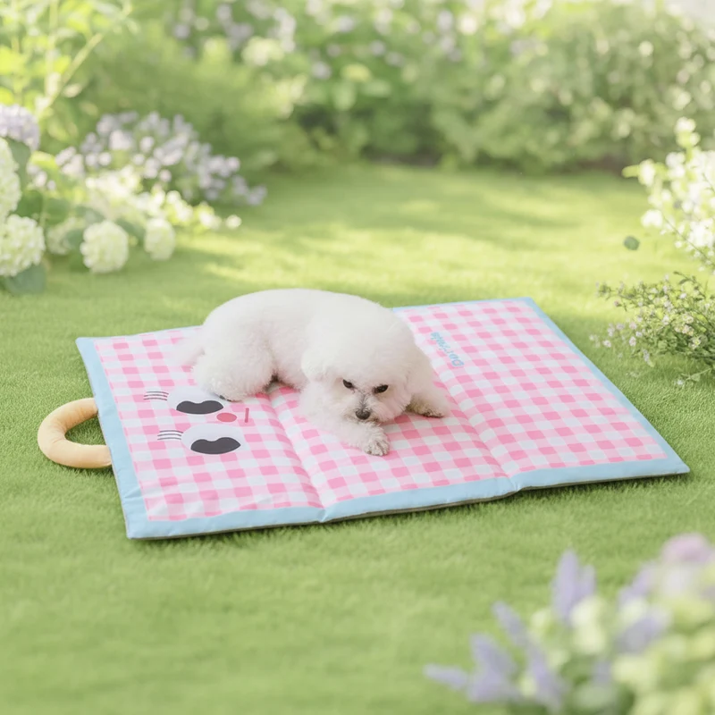 Portable Cooling Mat for Resting Dogs and Cats