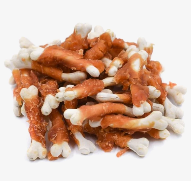 Snack Hapki - Hueso de Calcio con Pollo - 6 a 7cm - 1 pieza