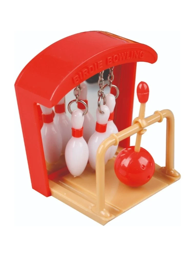 Mini bolos de juguete para pájaros flamencos - Juguete para pájaros - 9x11x8 cm