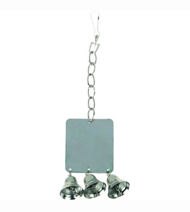 Juguete Loro Flamenco Con 3 Campanas - 10,5x3,5x27cm
