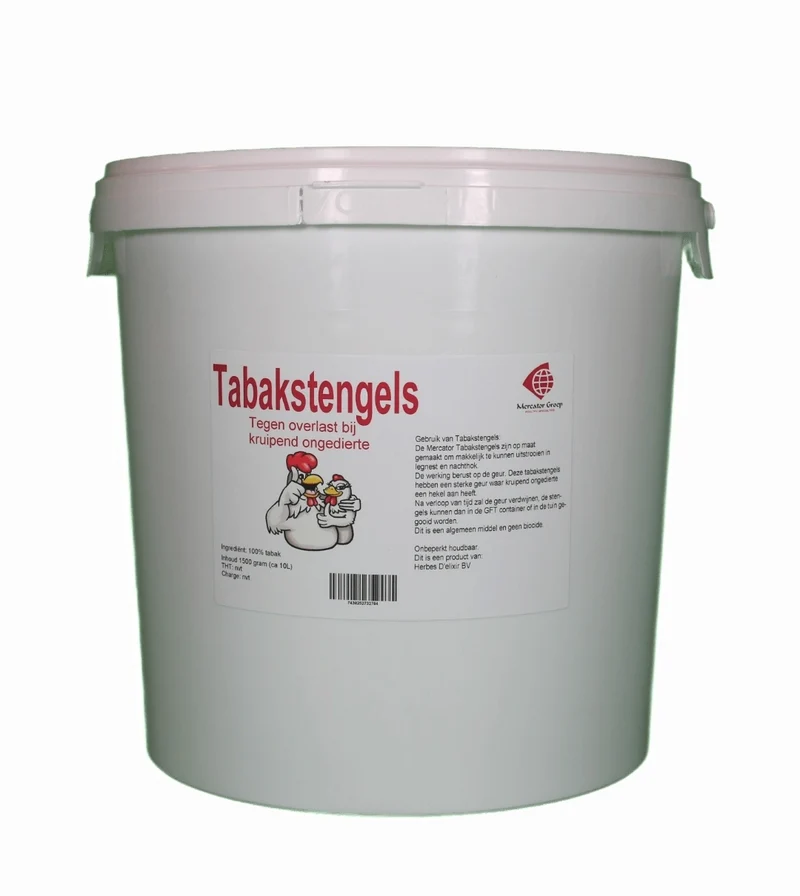 Tallos de tabaco Mercator 2500 g - cubo 10L