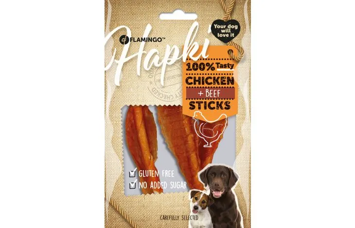 Cigarro de snack con pollo, flamenco.