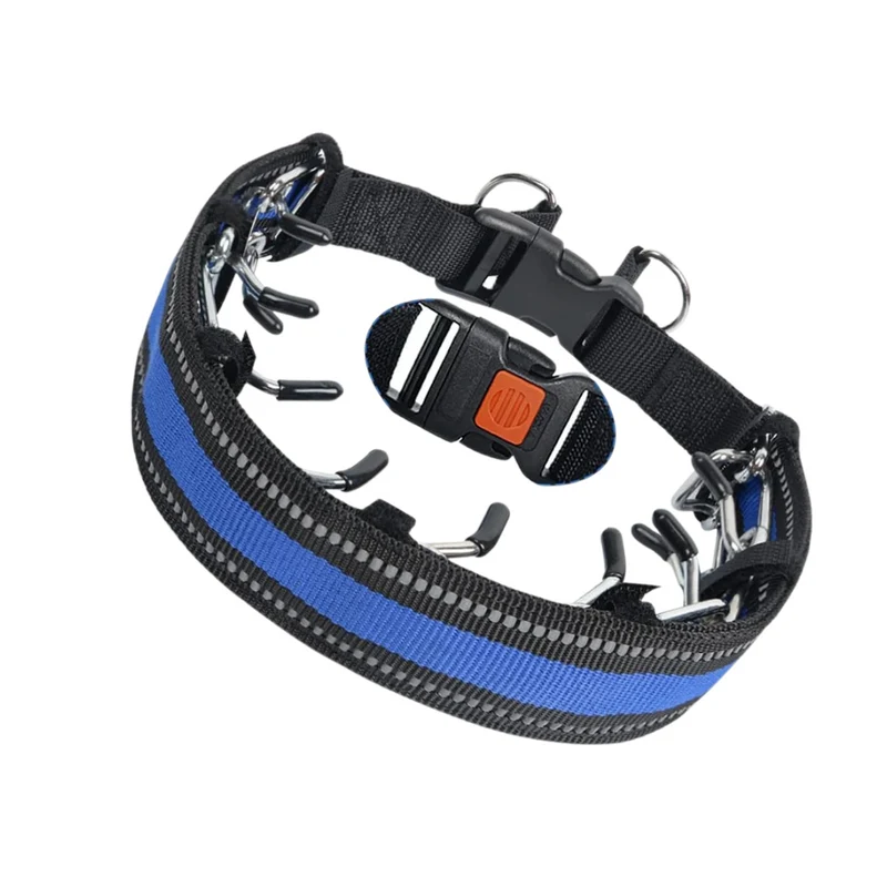 Adjustable training collar for controlled dog walks