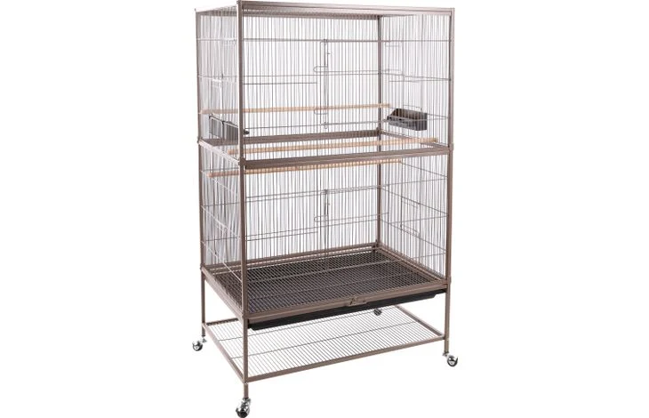 Aviario Sumba Taube - Aviario exterior para 8 aves - Aviario de aluminio - 79x52x134 cm - Aviario Flamingo