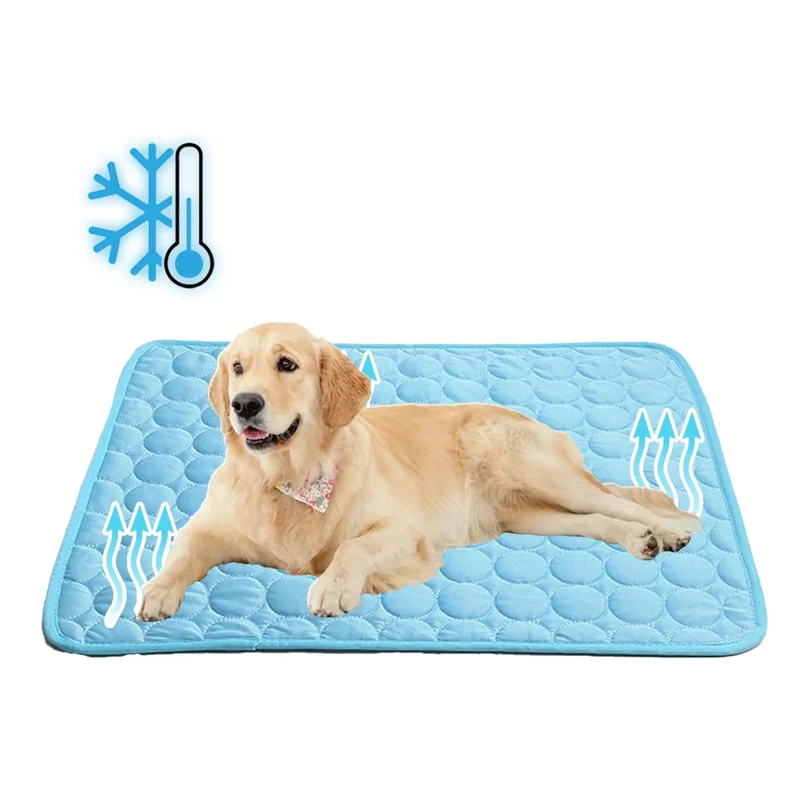Cooling Mat for Pets Foldable Summer Rest Mat for Dogs and Cats