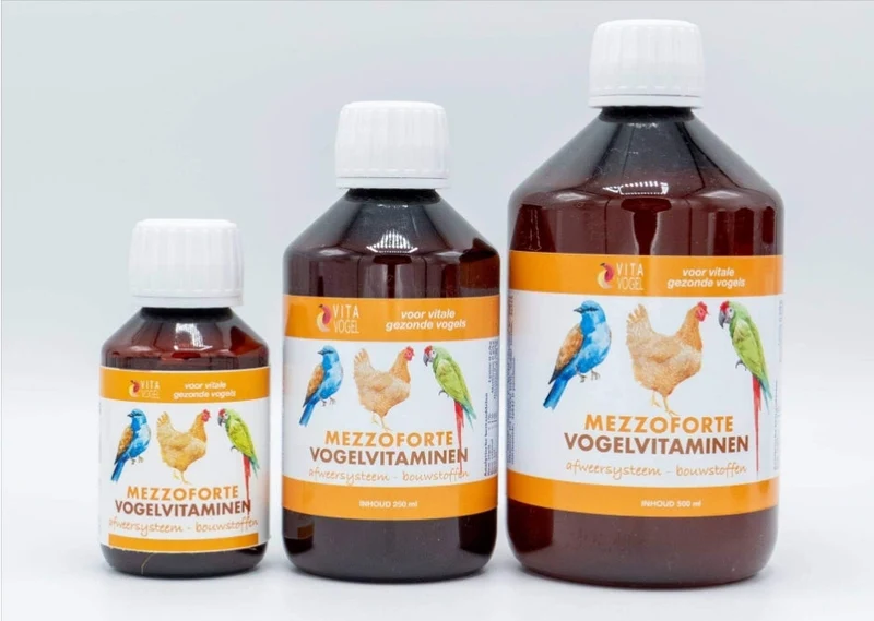 Mezzoforte Vitaminas Para Aves 250ml - Vita Vogel