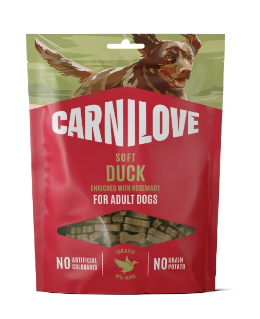 Carnilove Galletas Soft Pato y Romero para perros 200gr