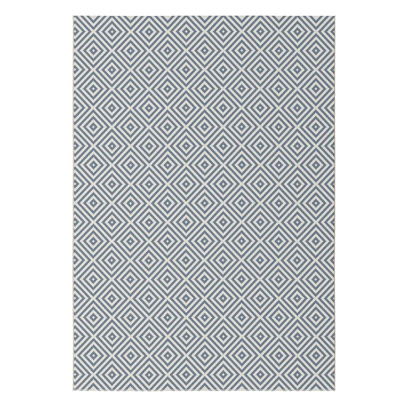Tapete azul de textura rústica de estilo artesanal (Essenza 48607-951)