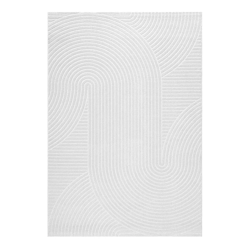 Tapete gris claro, felpudo de estilo moderno (Trentino 41061-6161)