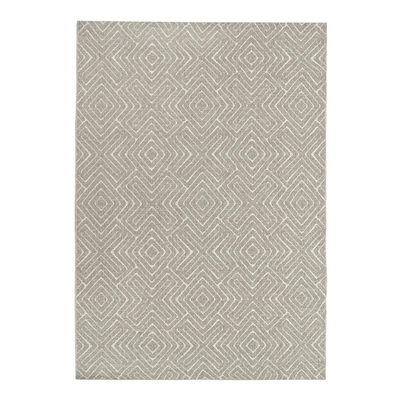 Tapete Grace: imitación yute y fique, texturizado para exterior / interior (39771-363)
