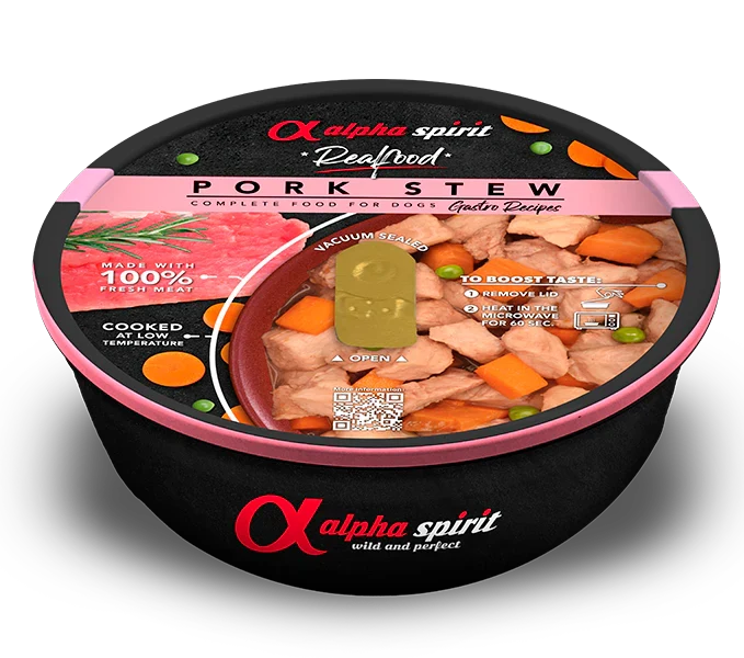 REAL FOOD - ESTOFADO de CERDO para perros (280gr)