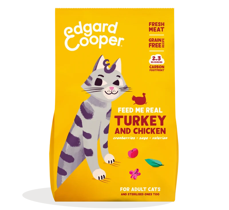 Edgard & Cooper | Pienso de pavo y pollo de corral para Gatos