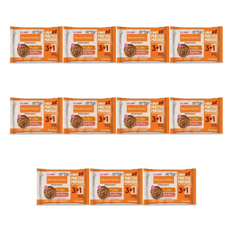 Nature's Variety Wet Cat Food, With Chicken, Single Serve, 11 x 280 g