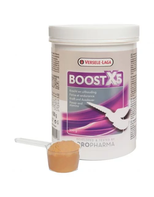 Boostx5 - Fuerza y ​​Resistencia - 500 Gramos - Suplemento para palomas