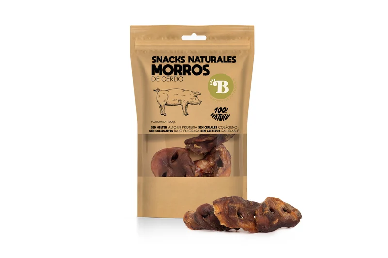 Bimordiscos Morros De Cerdo Para Perros · 100g