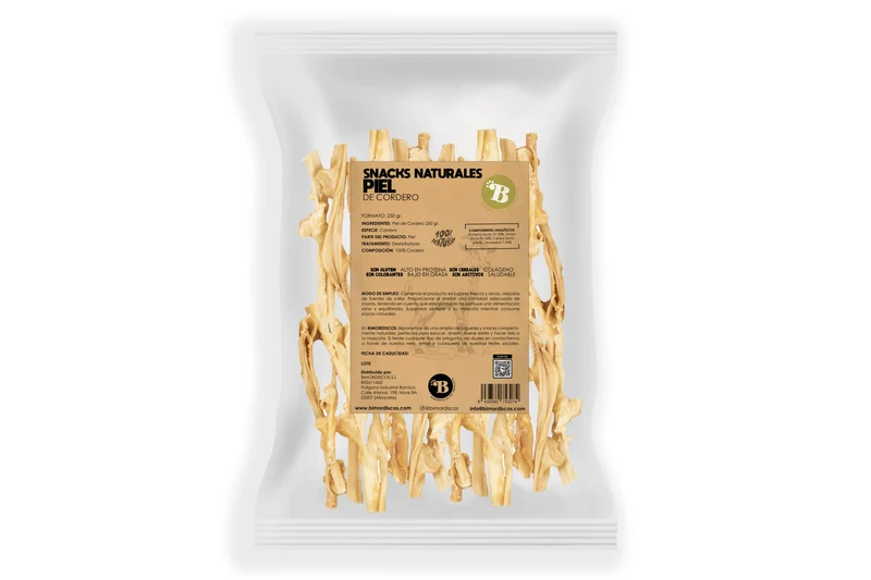Bimordiscos Piel De Cordero Para Perros Y Gatos · 250g