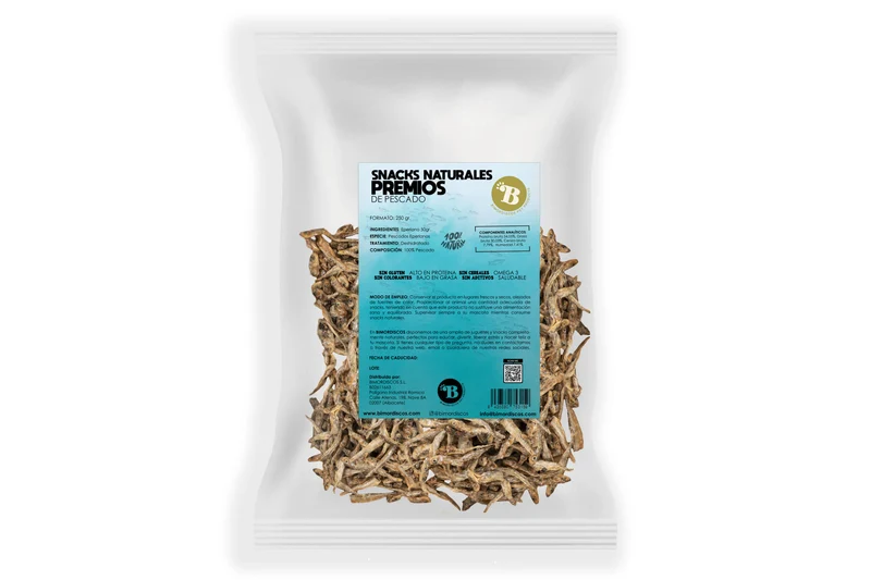 Bimordiscos Pescados Deshidratados Para Perros Y Gatos · 250g