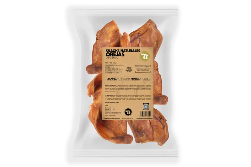 Bimordiscos Orejas De Cerdo Para Perros · 250g