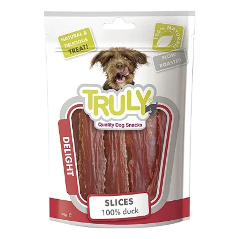 Snack Para Perro Filete De Pato Truly 15 Bolsas X 90 Gr 15x90gr