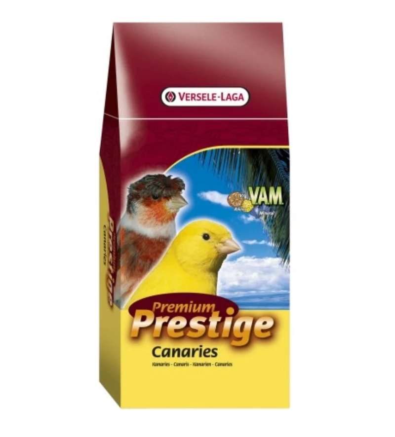 Prestige Premium Canary 20kg - Mezcla de semillas enriquecida con gránulos VAM - Alimento para pájaros