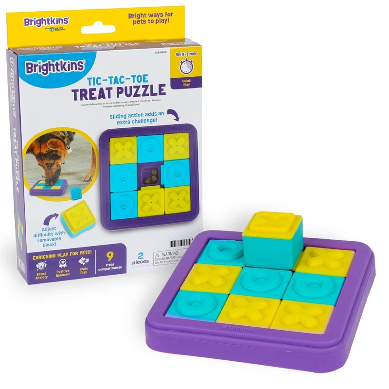Juguete Rompecabezas para Perros Tic-Tac-Toe | Brightkins