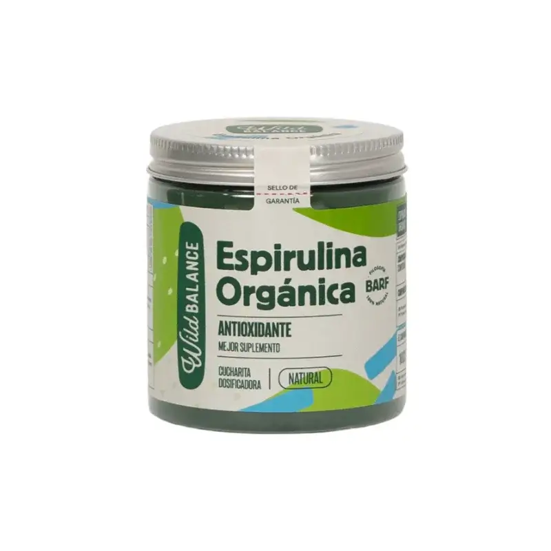 Wild Balance Espirulina Orgânica - Suplemento Natural para Cães e Gatos 100 g