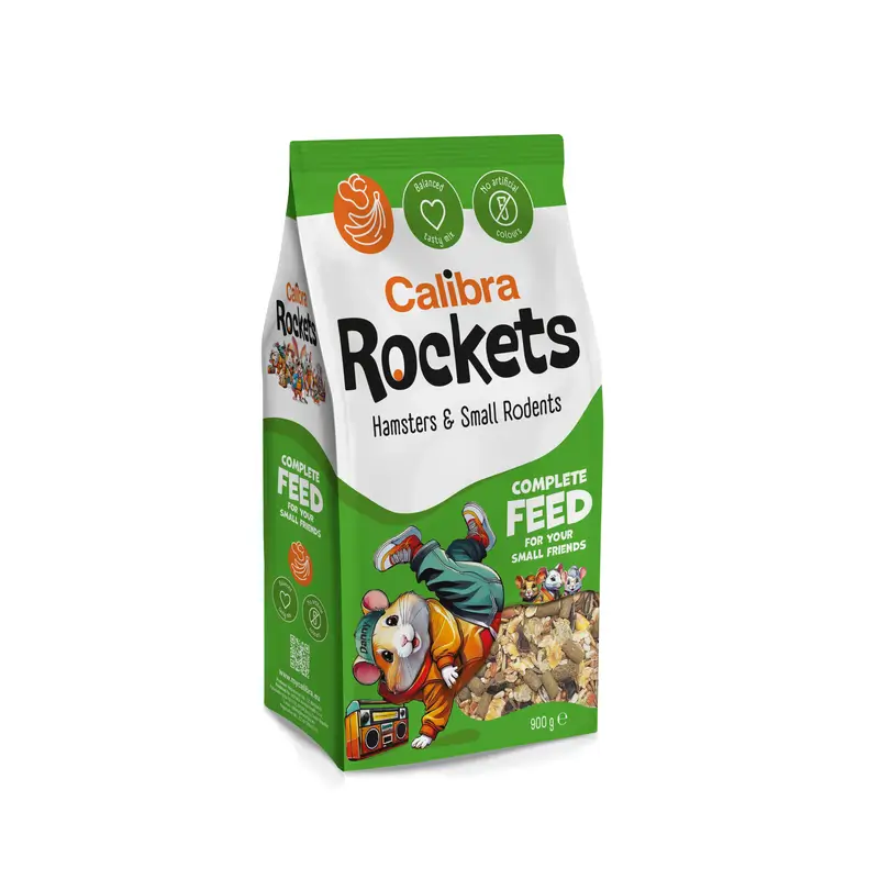 Calibra Rockets Hamster Y Peq. Roedores 900G