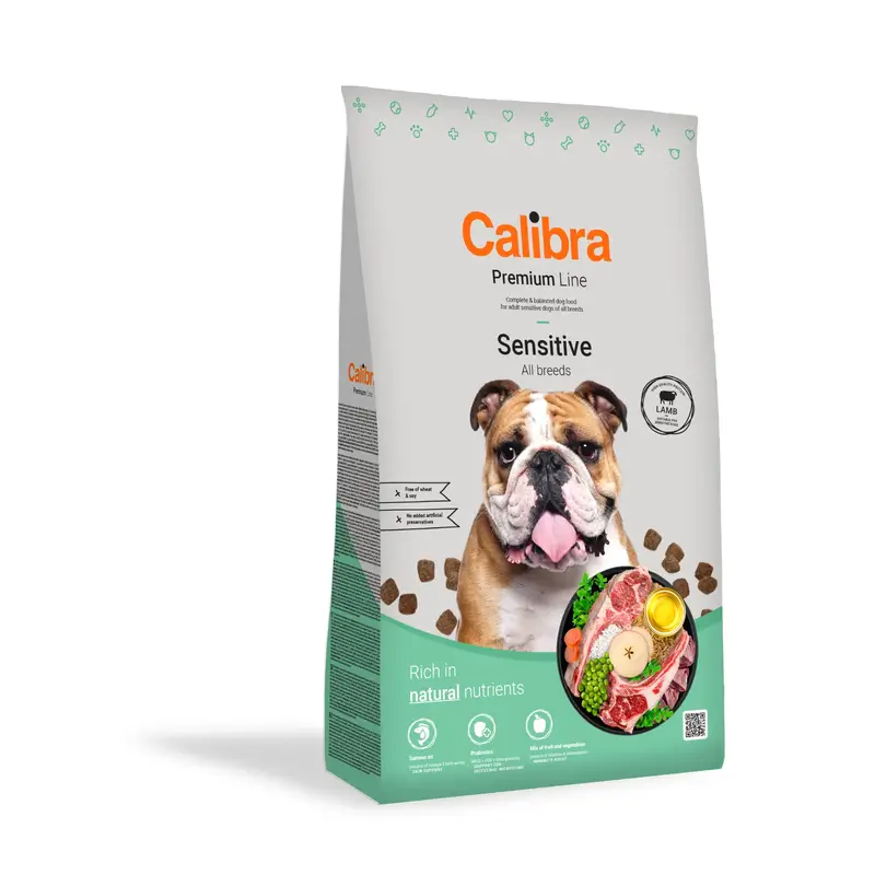Calibra Dog Premium Line Adulto Sensitive Cordero 12Kg