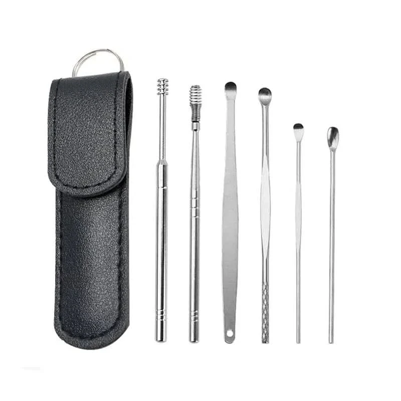 Set de 6 Piezas Limpieza de Cera para Oídos