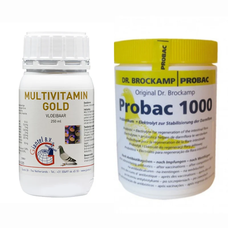 Paquete combinado - Multivitamínico Gold Duiven + Probac 1000