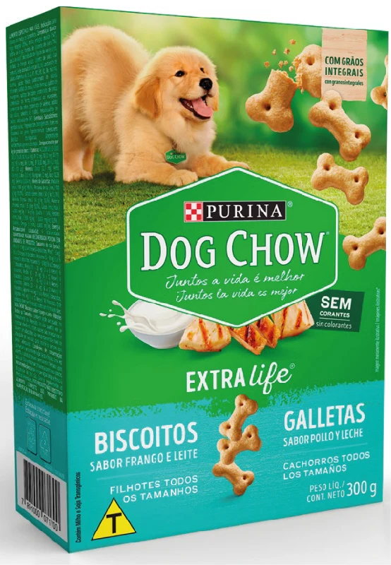 Dog Chow Galletas Cachorros Todos Los Tamaños x 300 Gr