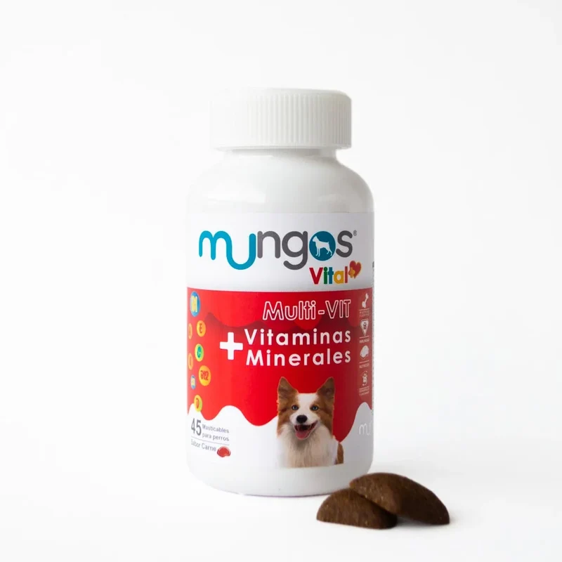 Mungos Multi-Vit Vitaminas Y Minerales Para Perros x 45