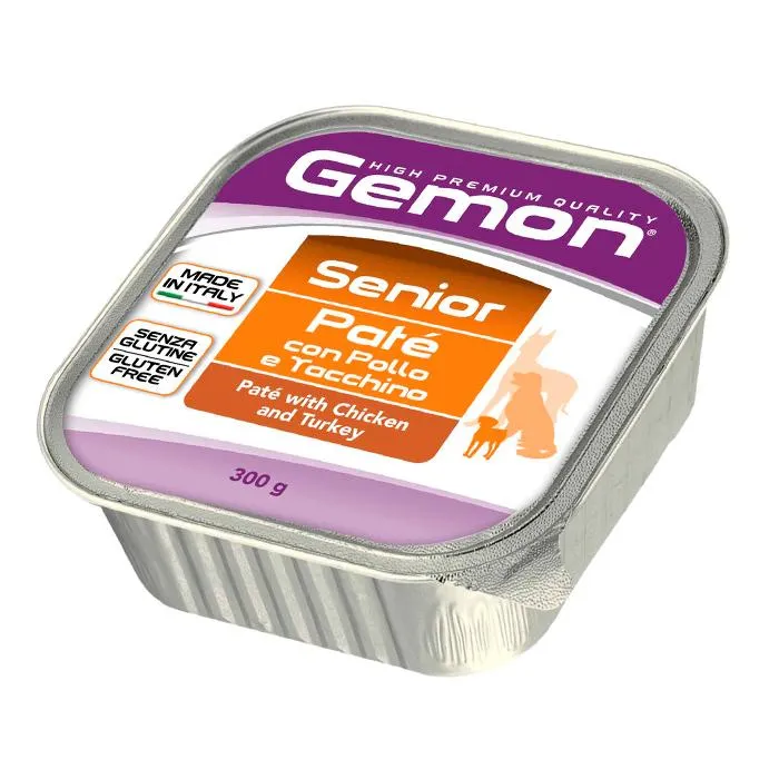 Gemon Pate Adulto Mayor (7+) x 300 Gr