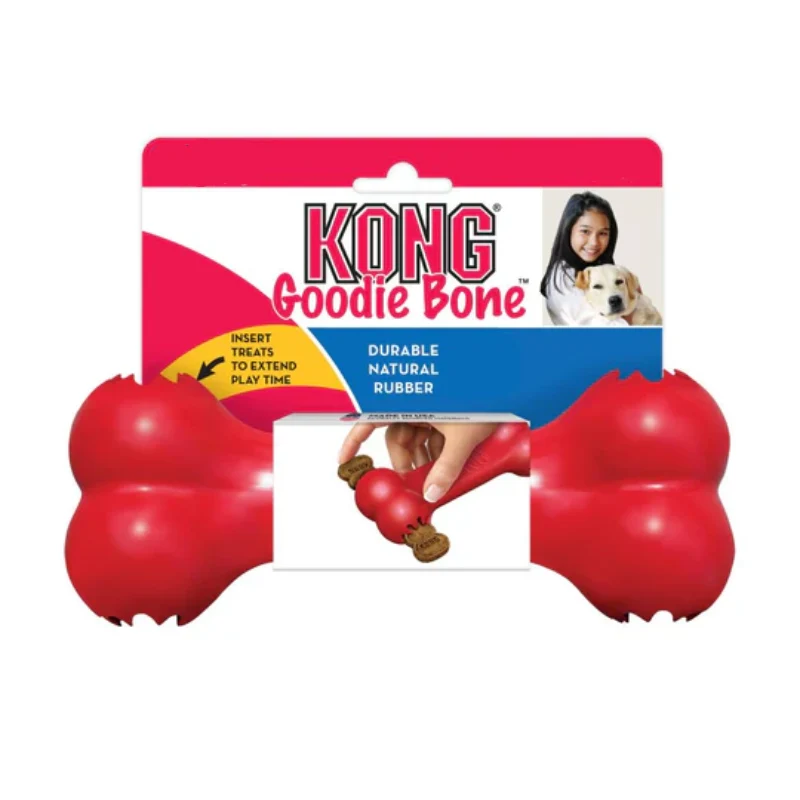 Kong Goodie Bone - Hueso de Goma Interactivo para Perros
