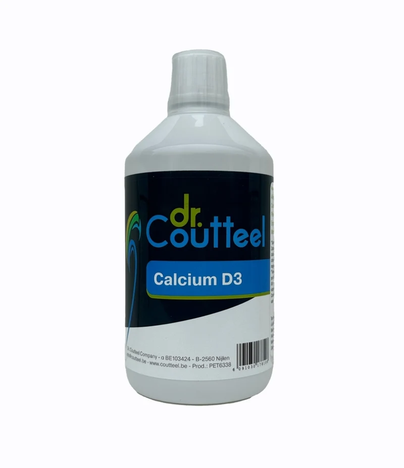 Calcio D3 500ml - Calcio líquido soluble en agua con Vit D3 - Dr Coutteel