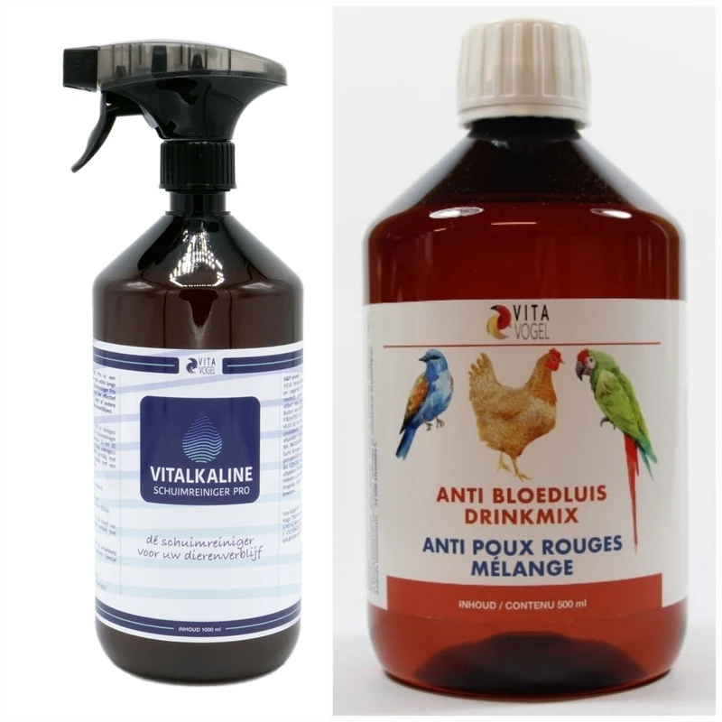 Paquete Dúo Vitalkaline Espuma Limpiadora Pro 1L + Mezcla Bebida Antiácaros 500ml
